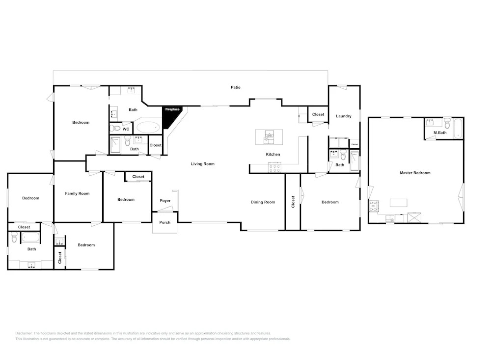 Upscale W/ Pool, Chefs Kitchen & Stables 6 Bedroom Home