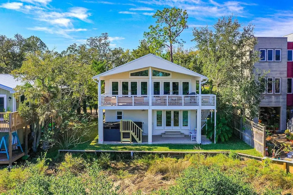 St Augustine Home w/ Swim Spa & Marsh Views!