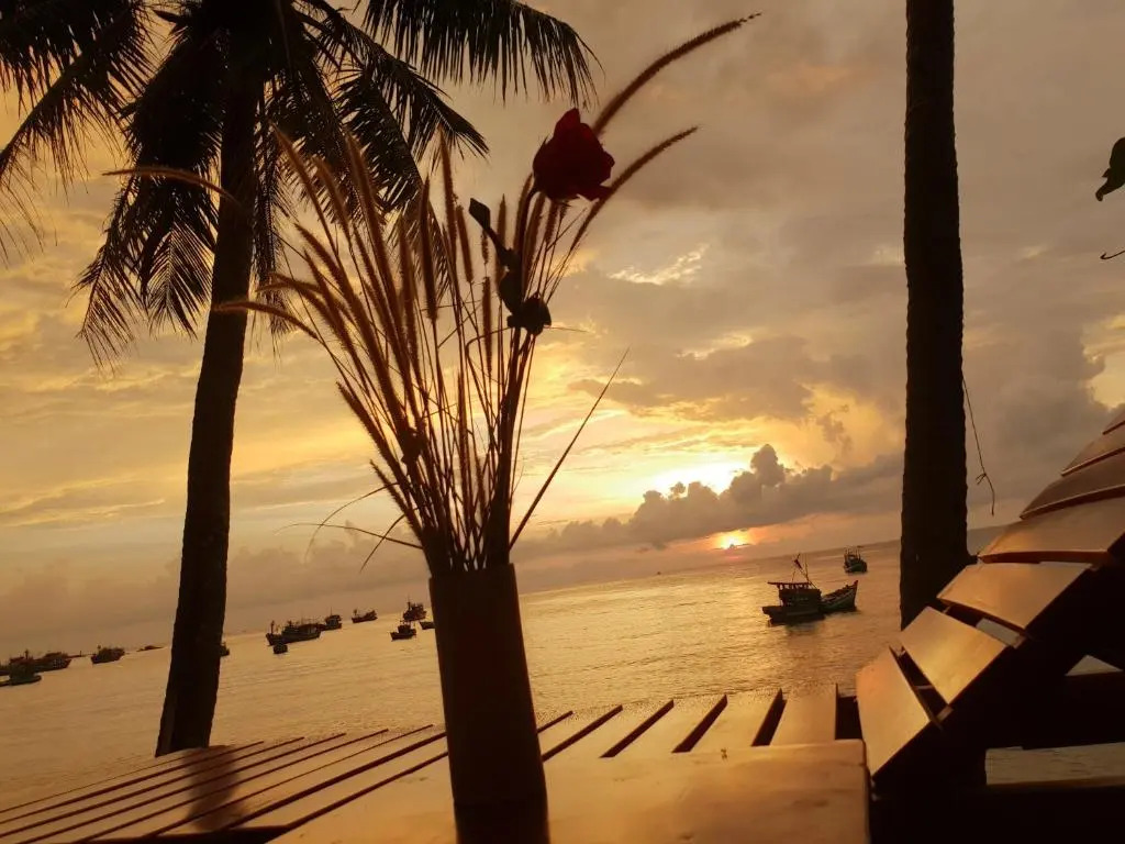 sunset beach house