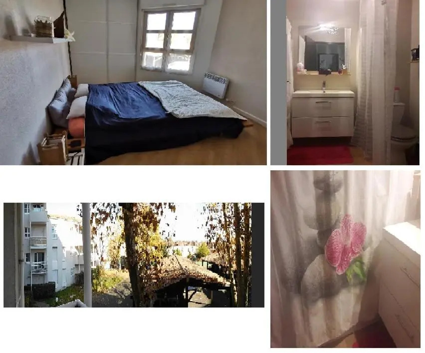"CHEZ AURELIE" T2 COSY 54m2 1ch parking balcon PESSAC