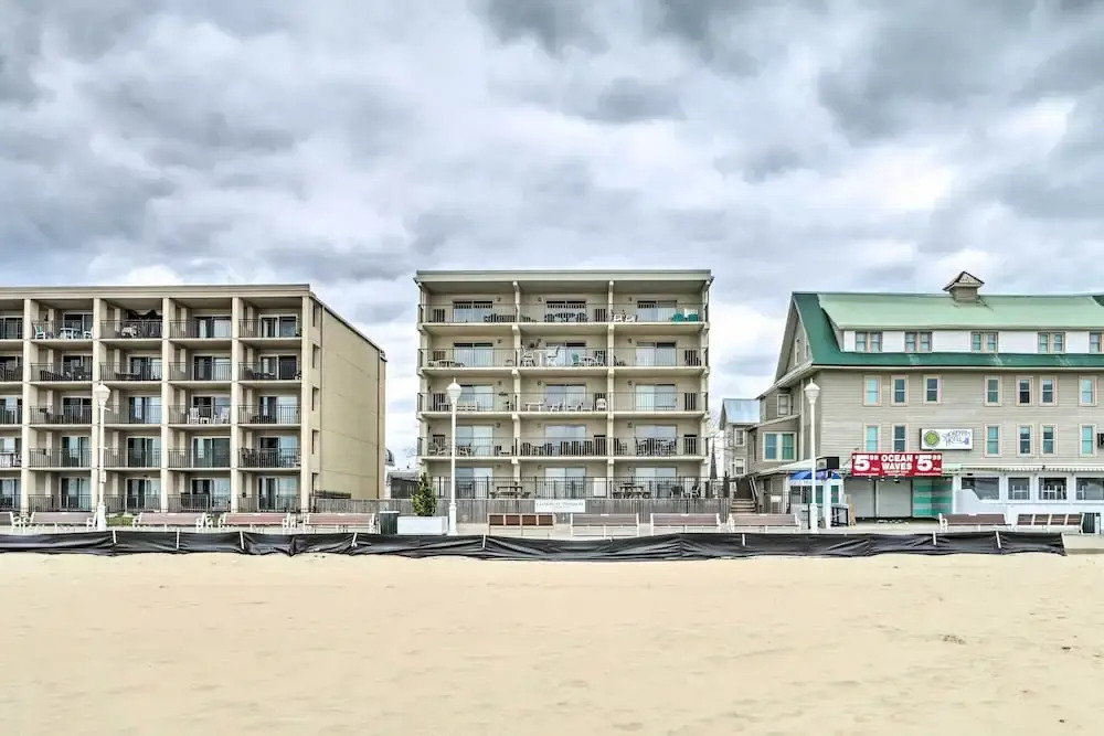 Walk to Ocean City Boardwalk: Waterfront Condo