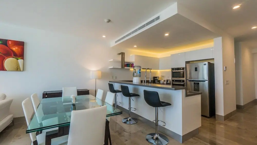 Contemporary Design Oceana 422 Playa del Carmen Condo by RedAwning