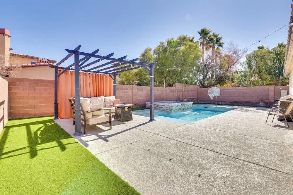 Spacious Las Vegas Home w/ Private Pool + Hot Tub