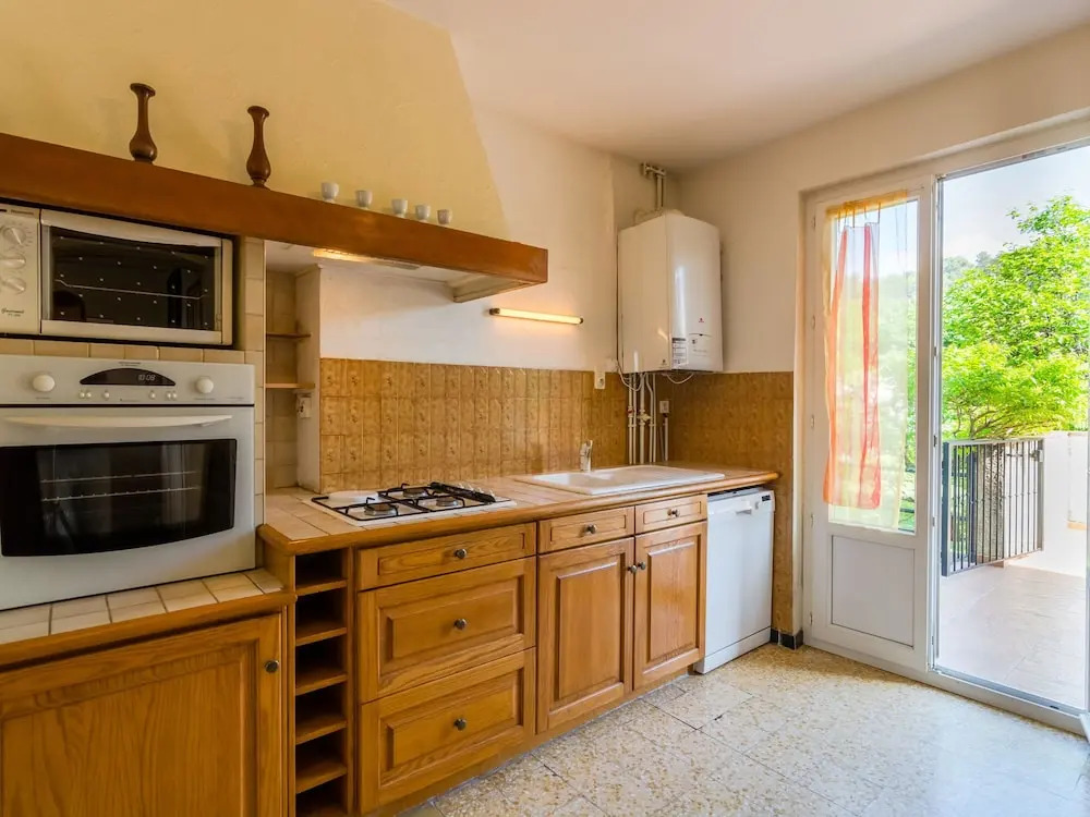 Sleep in former train station with beautiful pool and enclosed grass garden