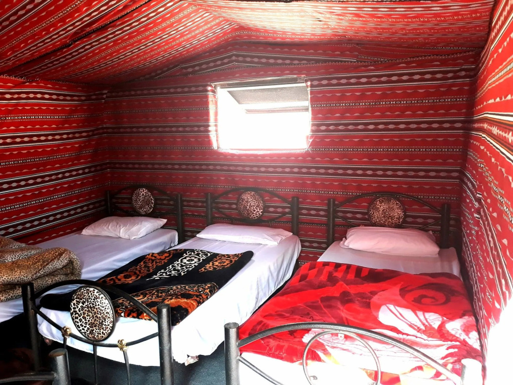 Martian desert camp