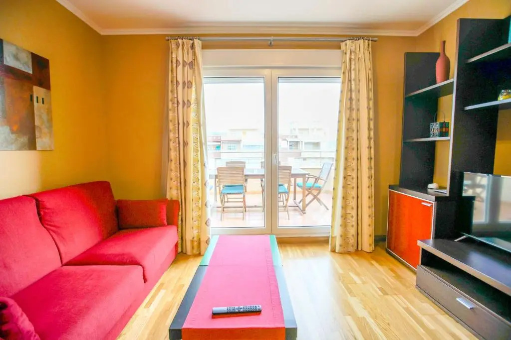2 bedrooms appartement at Roquetas de Mar 10 m away from the beach with sea view shared pool and furnished terrace