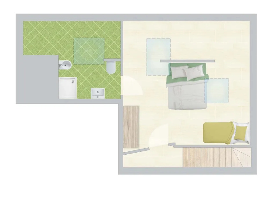 Apartment 20 Meters From The Sea 7 Beds With Small Sea View