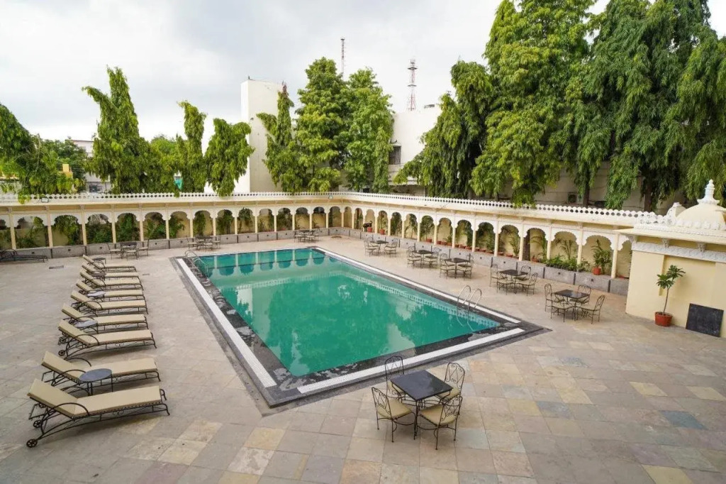 The Amar Mahal luxury boutique hotel near Fateh Sagar Lake Udaipur