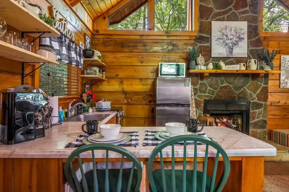 Location Private Log Cabin Hot Tub Fireplace