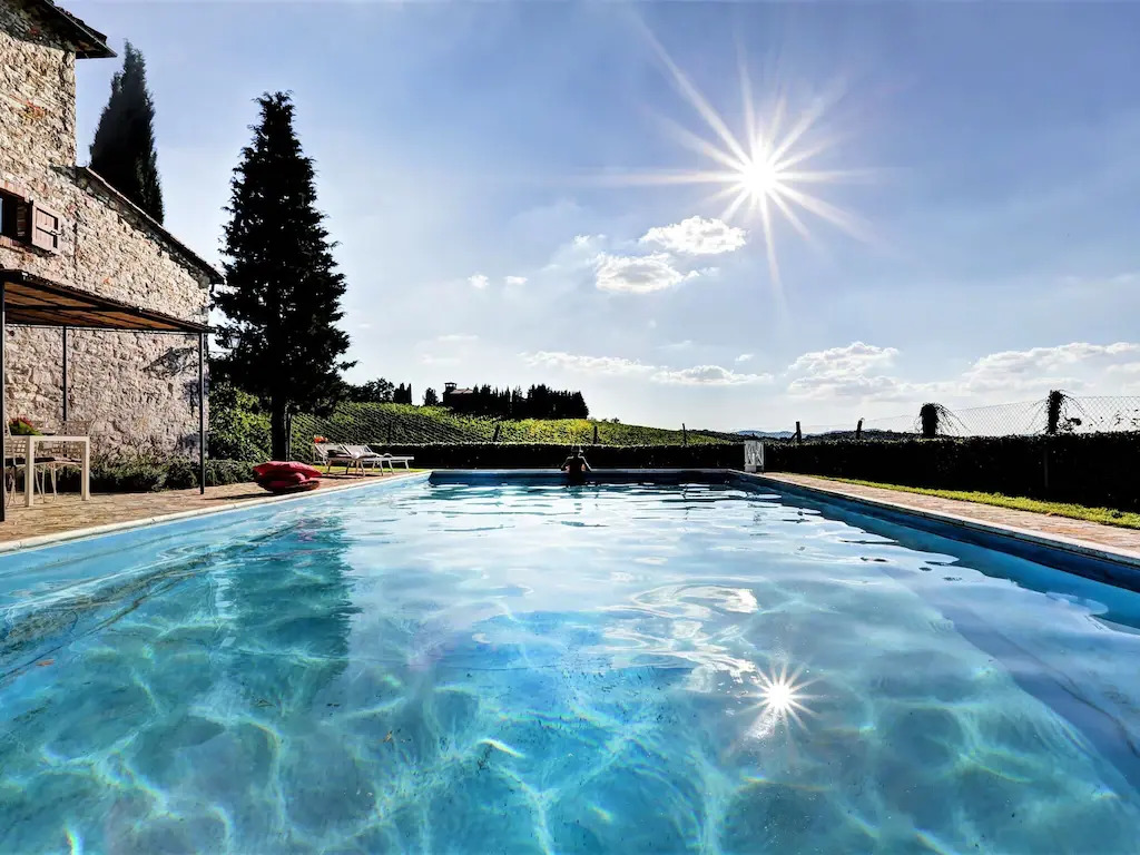 Villa in Chianti With Pool & Tennis Court