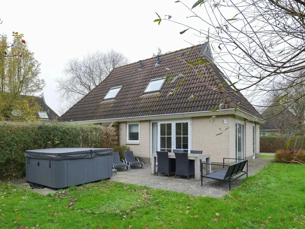 Bungalow in Friesland With Outdoor Spa