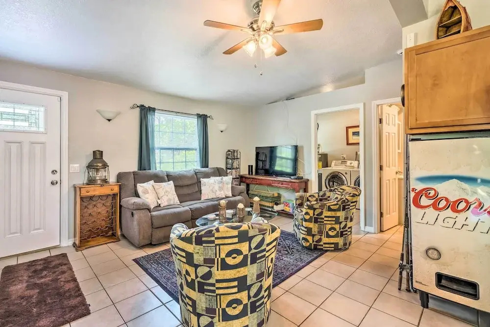 2 Mi to Beach: Canal-front Home in Hudson!