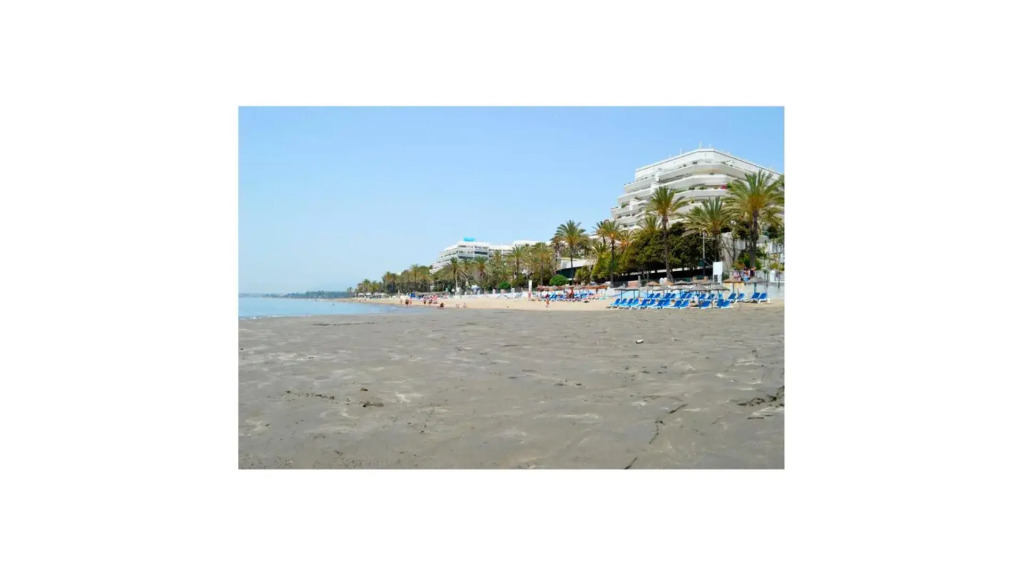 Marbella downtown next to the sea