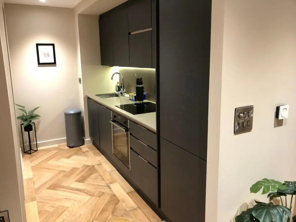 City Centre Luxury studio apartment suite with garden view