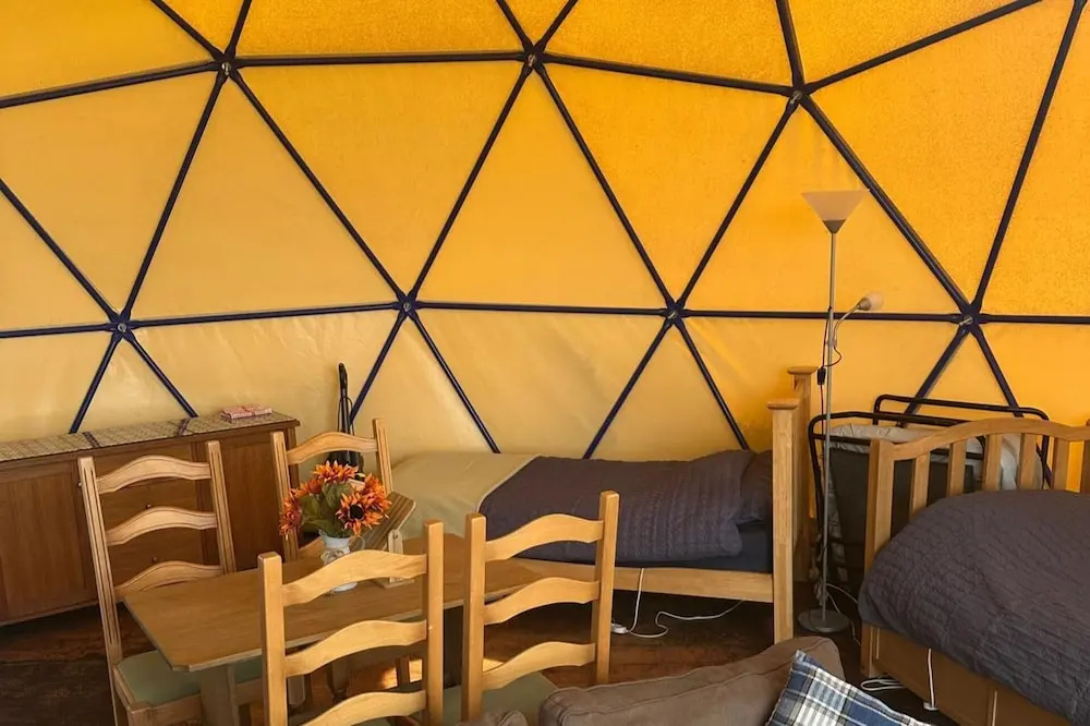 Geodesic Dome With sea Views