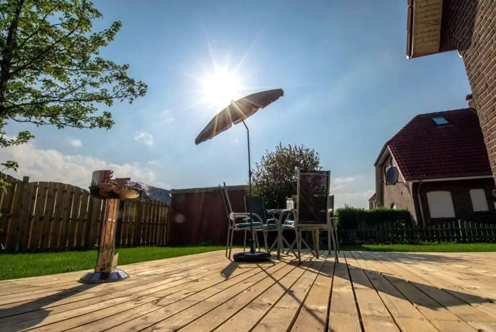 Ferienhaus in Dornum mit Garten