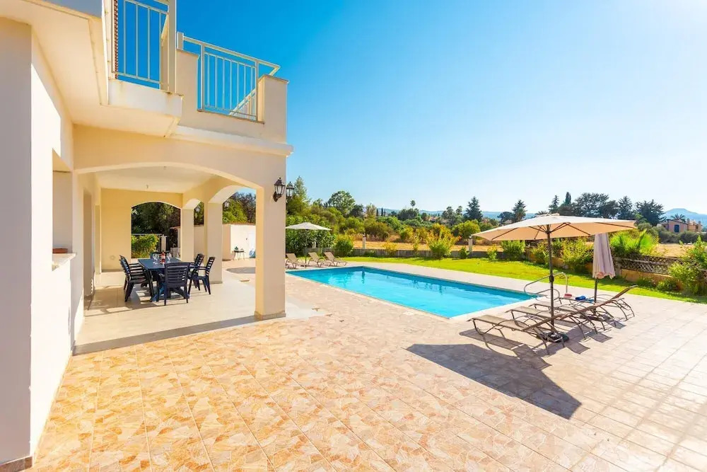 Villa Achilleas Chrystalla Large Private Pool Sea Views A C Wifi Eco-friendly - 2505