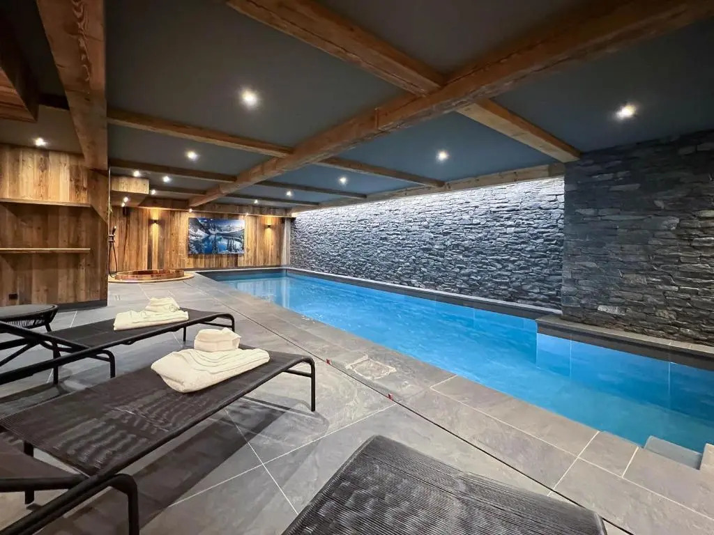 Chalet de luxe neuf avec piscine, jacuzzi, sauna et cinéma à Saint-Martin de Belleville - FR-1-570-25