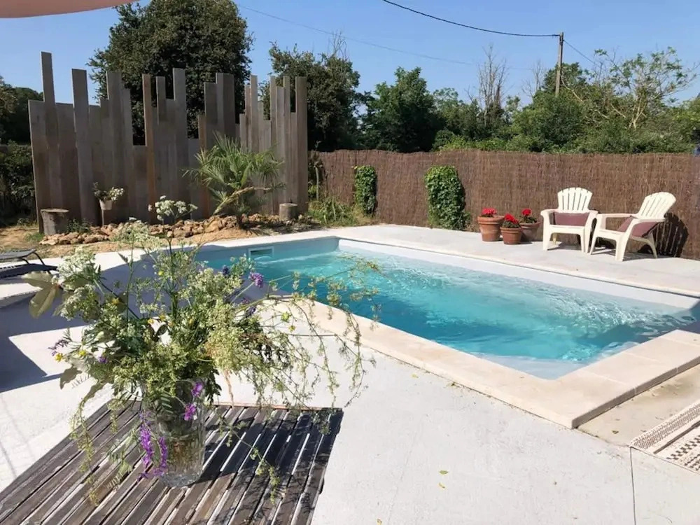 Saint-jean Rural Cottage for 4 With Pool