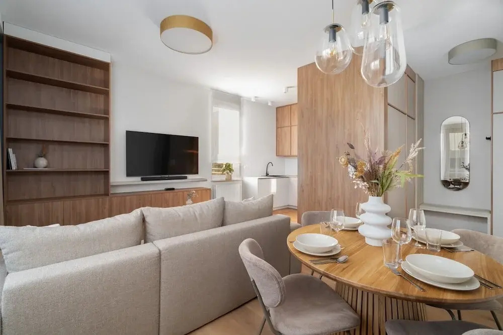 Beige Apartment Pozna? by Renters