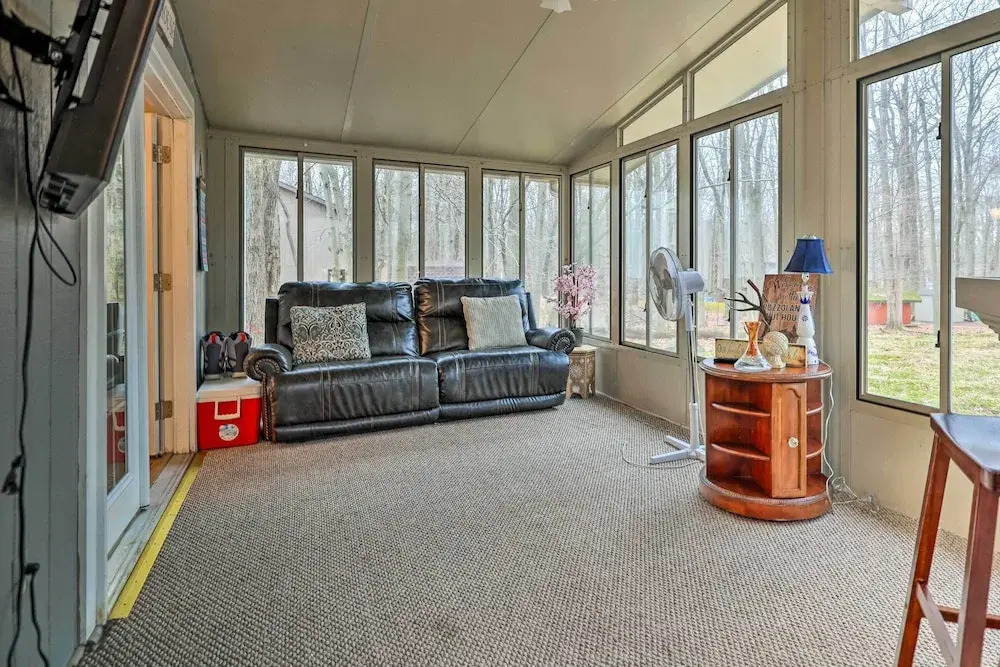 Walk to Locust Lake Poconos Vacation Home