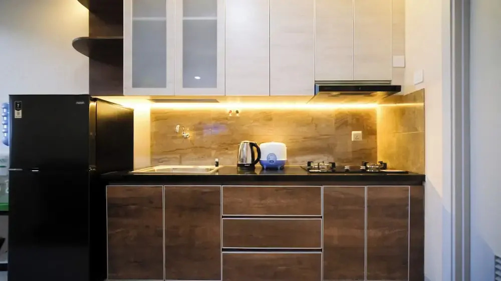 Nice And Comfortable Living 1Br At Grand Sungkono Lagoon Apartment