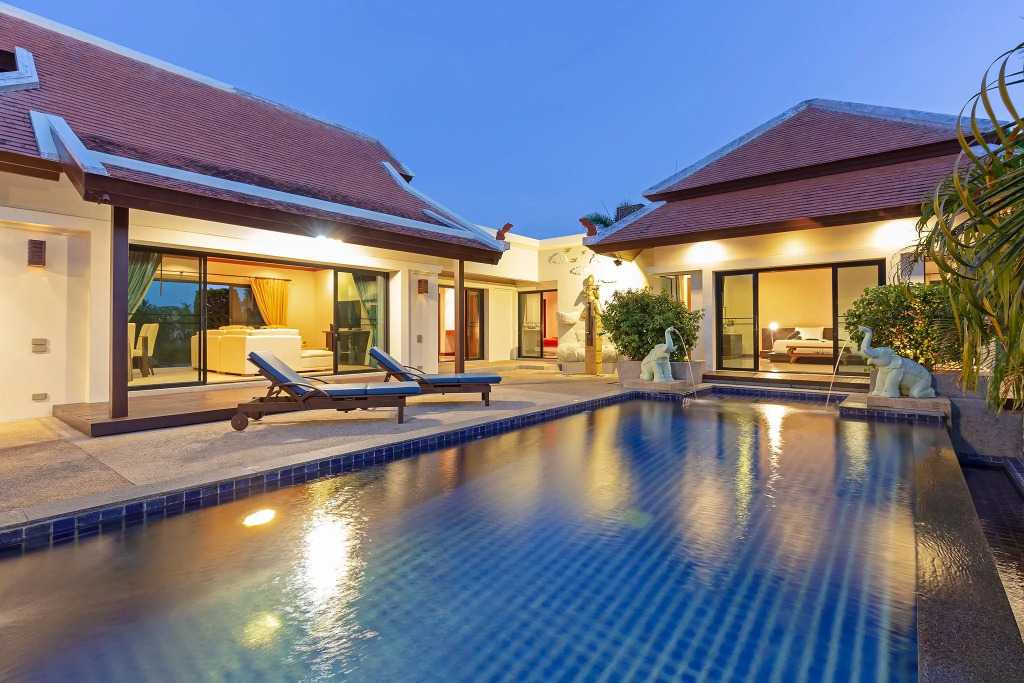 Tropical Living at 3BR Pool Villa Bianca, Baan Bua Luxury Estate, Nai Harn Beach