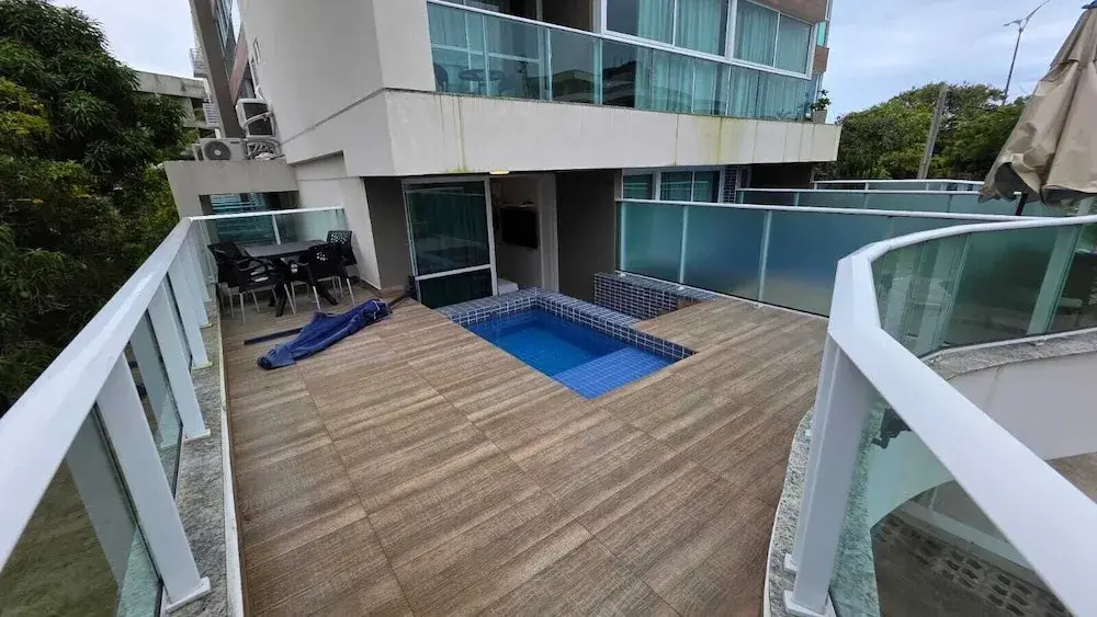 Flat Nixxus 17 a passos da praia byLP