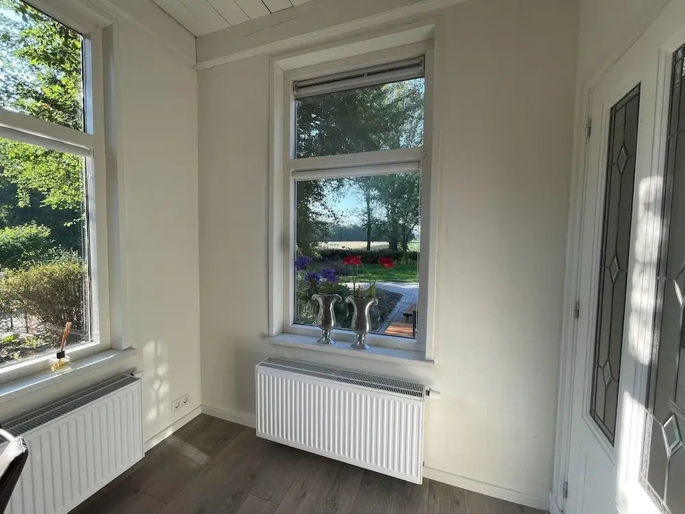 Holiday home in Schoonloo with balcony terrace