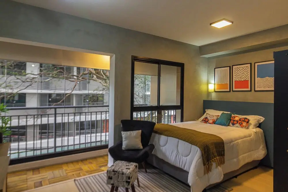 Flat Pet Friendly c Academia a 200m do Metr