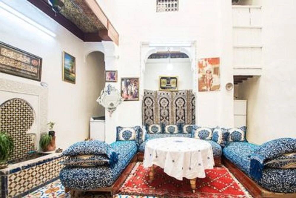 Family Room for 4 Peoples Sunny Riad Inside Medina Fes El Bali