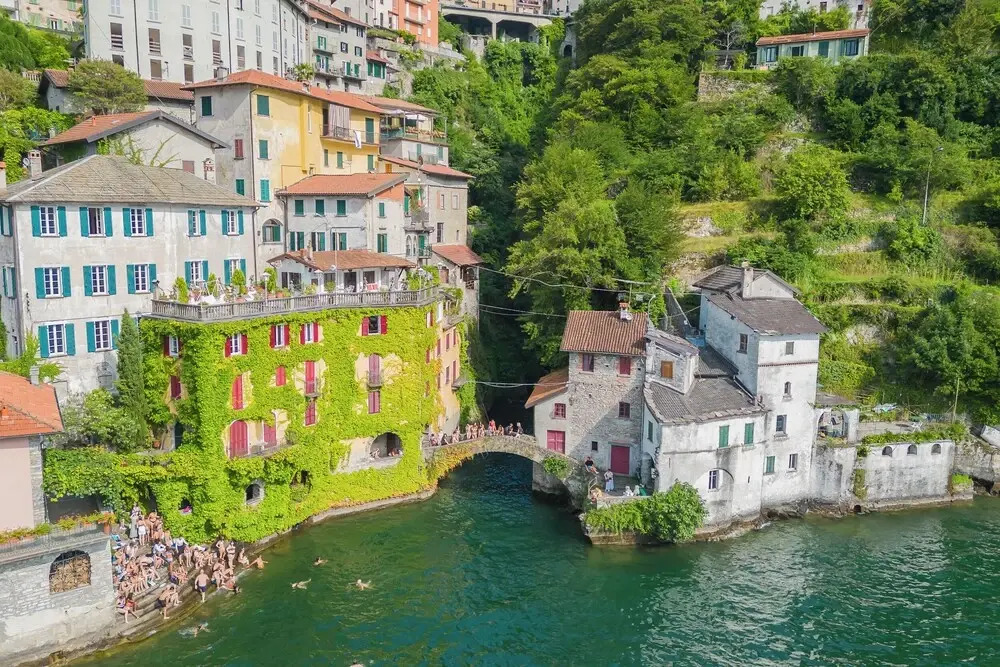 Terrace on Orrido di Nesso Waterfall by Rent all Como