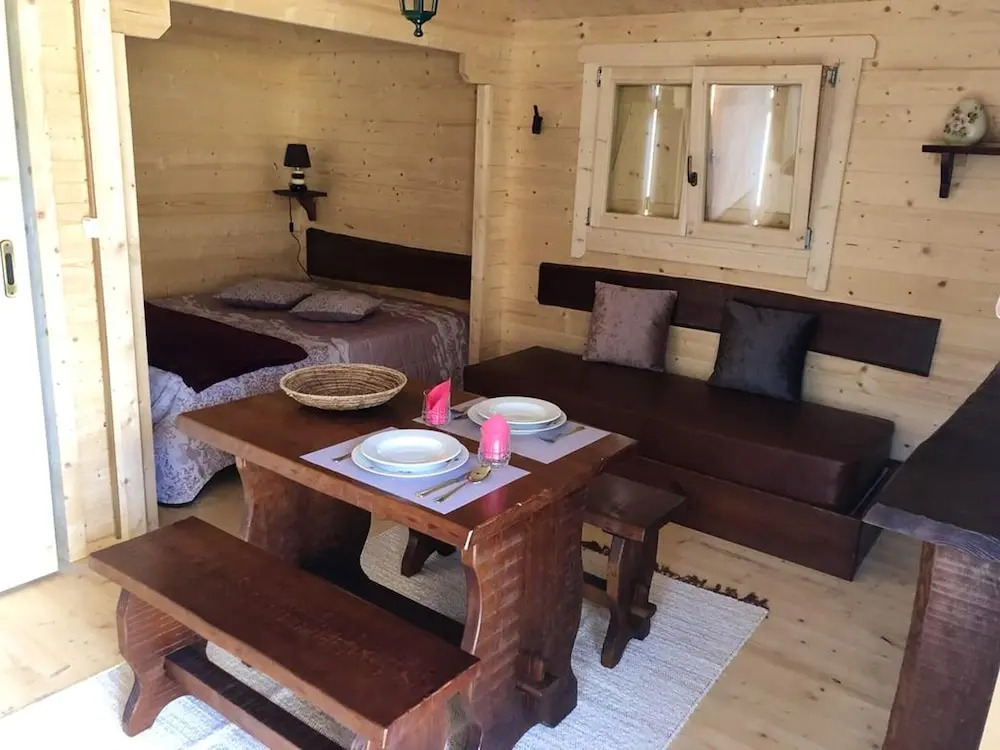 Chalet With one Bedroom in Mortagua, With Wonderful Mountain View, Enclosed Garden and Wifi Near the Beach