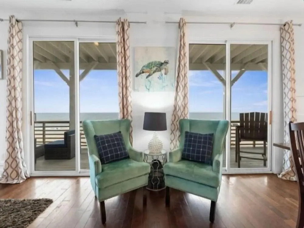 A Shore Thing 2 - Oceanfront And Pet Friendly Home - See The Sunrise, Hear The Waves, Feel The Breeze - Large Oceanfront Balcony 6 Bedroom Townhouse by RedAwning