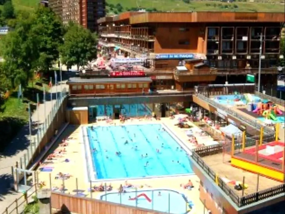 Apartment with One Bedroom in Villarembert, with Wonderful Mountain View, Pool Access And Furnished Balcony