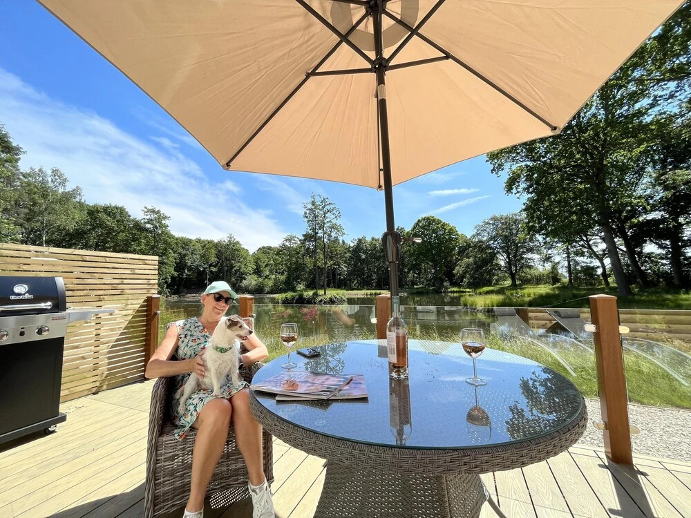 Rowan Boutique Lodge for couples with a dog