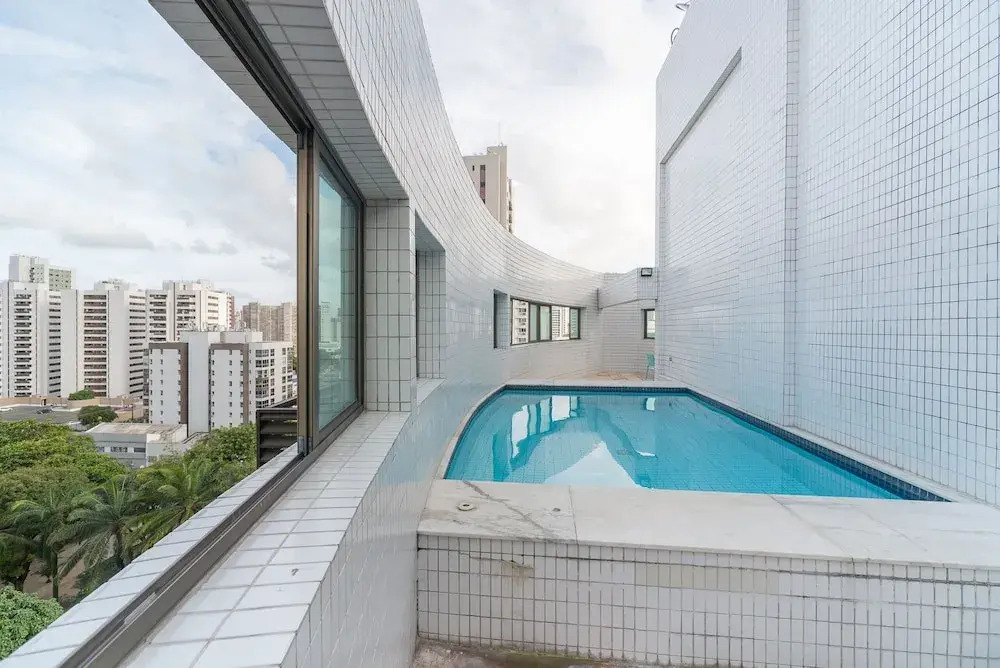 Ótimo Flat Bairro da Jaqueira Recife até 3 pessoas O Coração Verde da Cidade PBO902