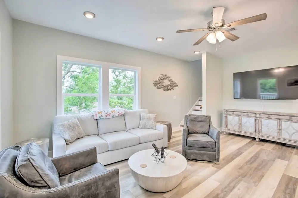 Modern Waveland Home w/ Deck, Walk to Beach!