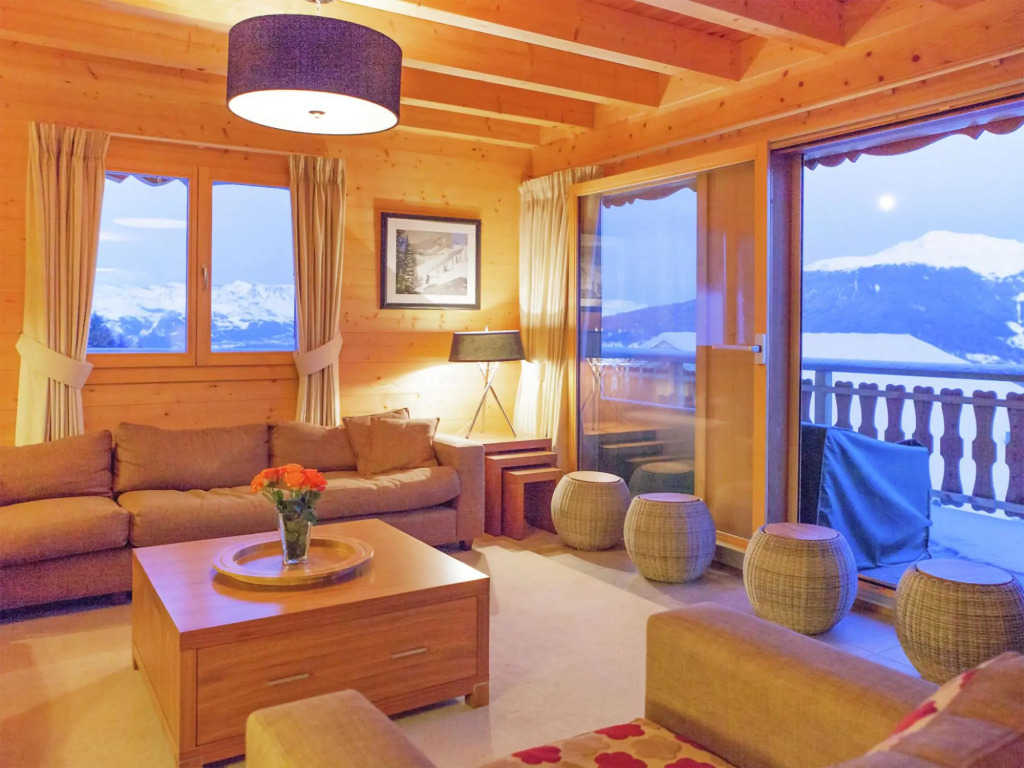 Luxury Panoramic Chalet in Thon-Les Collons with Sauna