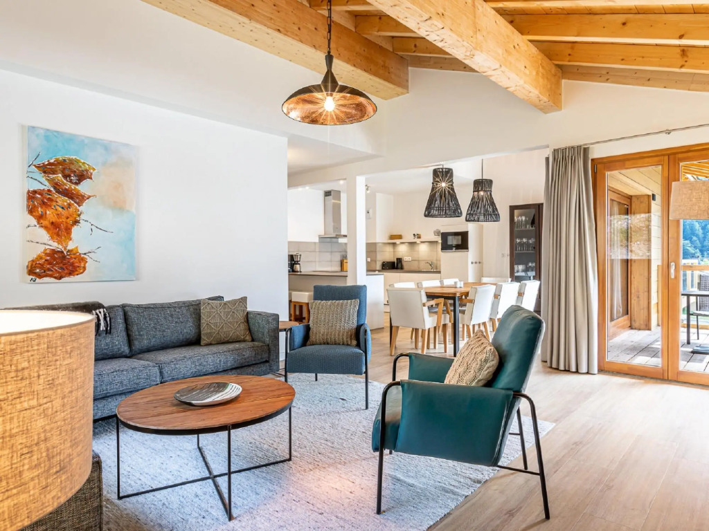 Luxurious apartment with private sauna, close to ski lift