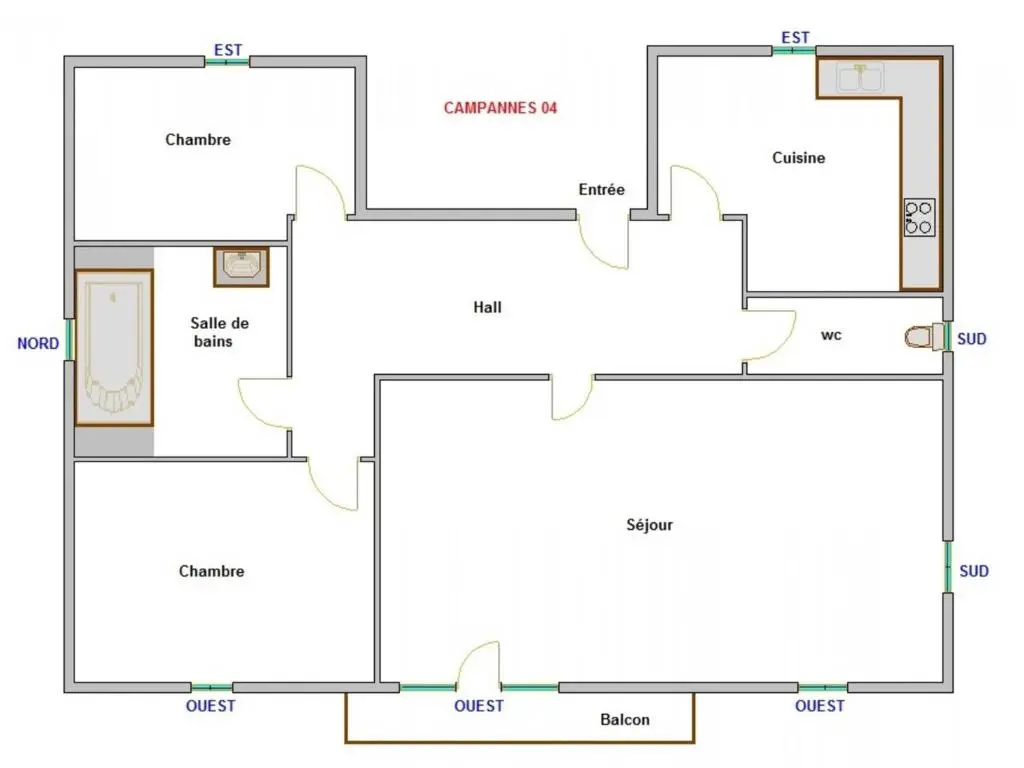 Appartement**, lumineux, spacieux avec WIFI - FR-1-304-150