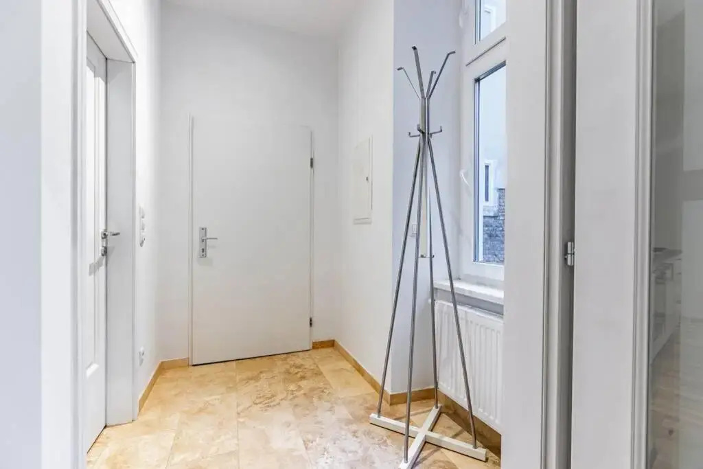Modern apartment next to subway station