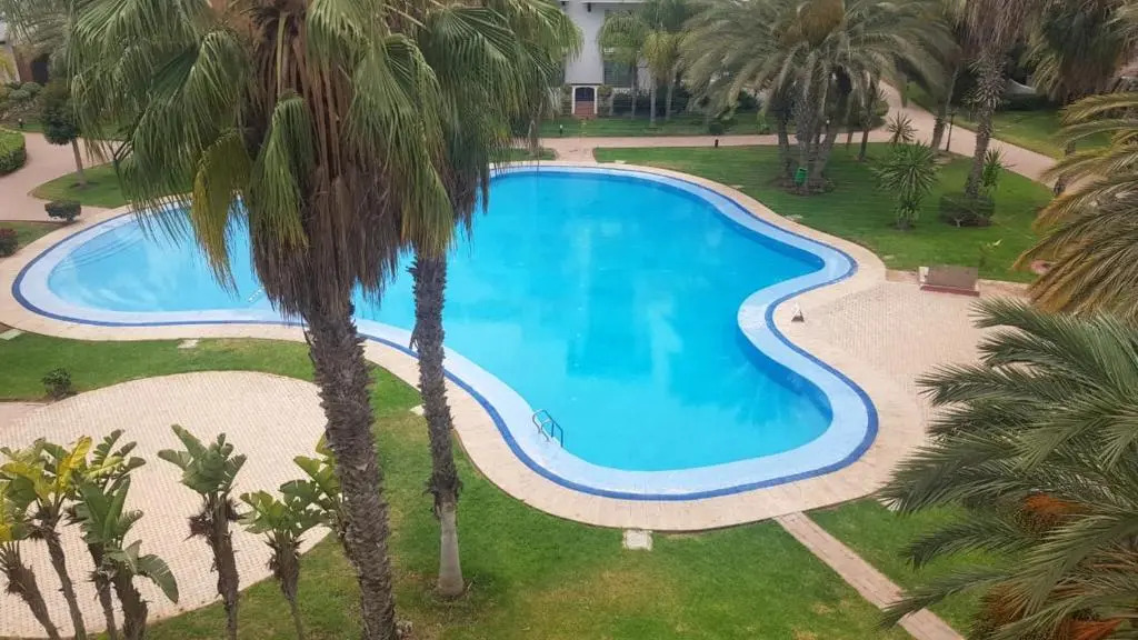 2 bedrooms appartement with sea view shared pool and balcony at Agadir