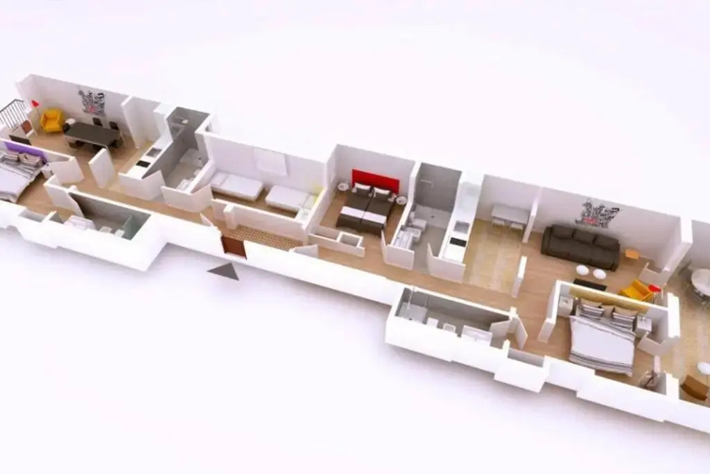Perfectly located 4bed 4bath apartment in Barcelona 2 2