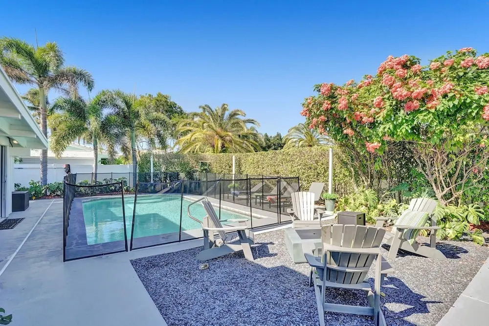 Renovated home wheated pool BBQ
