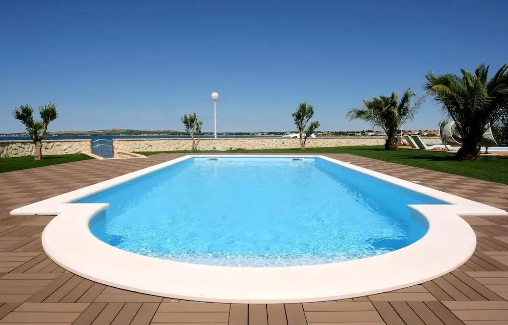 Apartment with 2 Bedrooms in Vir, with Wonderful Sea View, Private Pool, Furnished Balcony - 5 M From the Beach