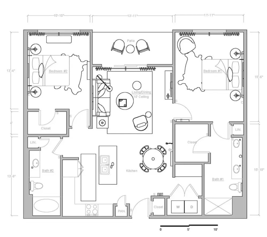 1BR2BR Downtown Austin byWanderjaunt