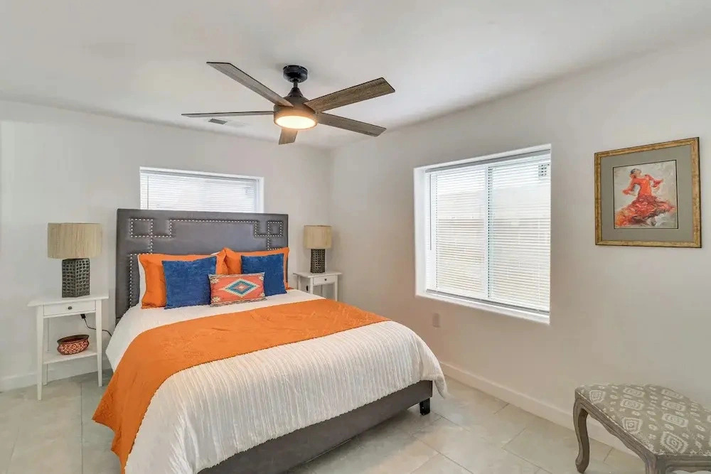 Walk to Old Town Plaza! Chic ABQ Retreat w/ Patio