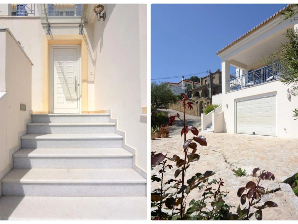 Beautiful villa on the bay of the cozy fishing village Finikounda, Peloponnese
