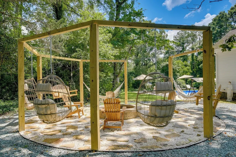 Spacious Durham Home w/ Fire Pit & Hot Tub!